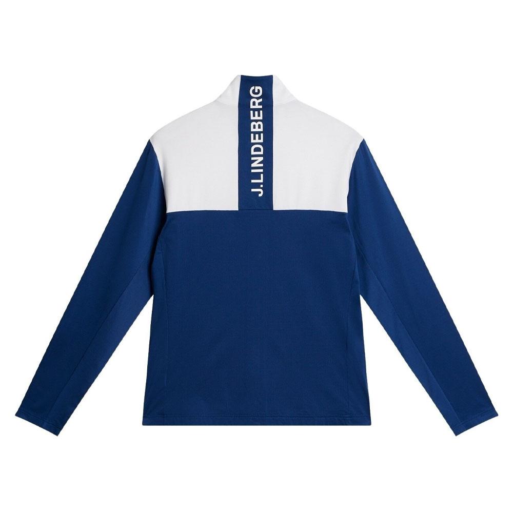 J.Lindeberg Banks Mid Layer Golf Jacket Estate Blue - SS24 Men