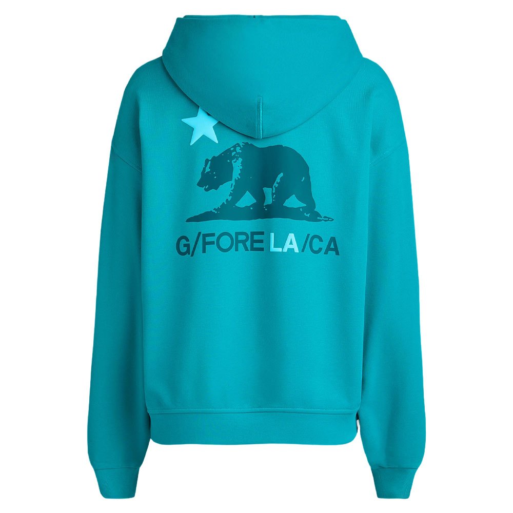 Gfore LA Oversized French Terry Golf Hoodie Emerald - SP24 Women