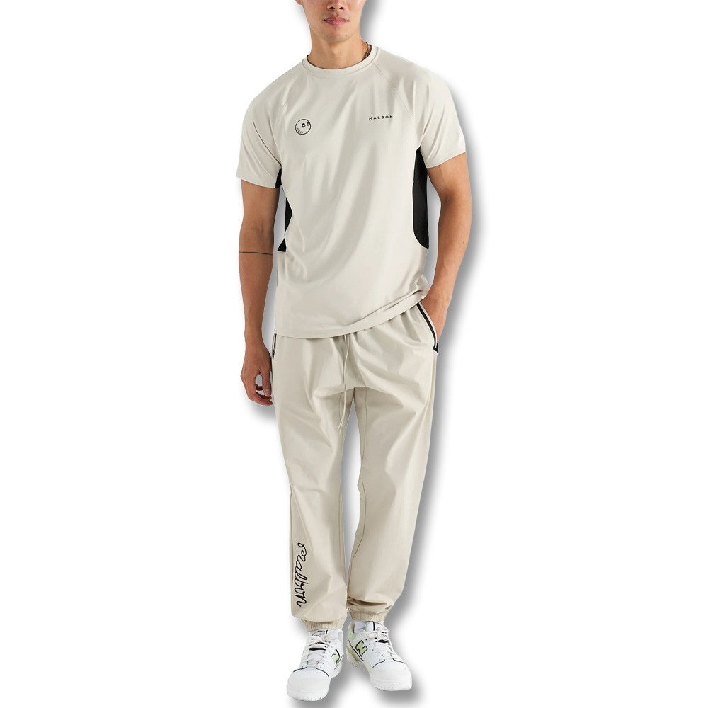 Malbon Performance Nylon Tech Golf Pants Sand - FW24 – Golfio