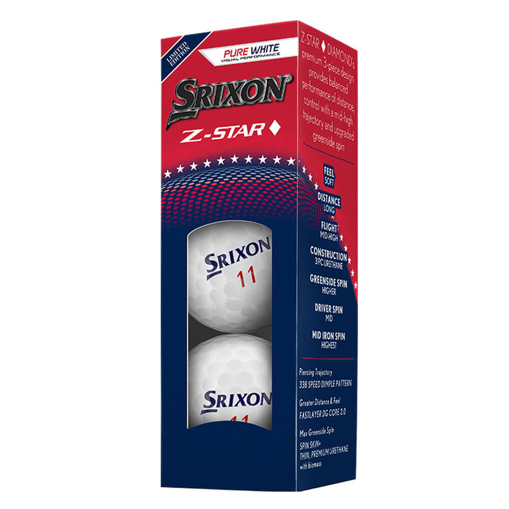 Srixon Z-Star Diamond 3 Limited Edition USA Golf Balls – Golfio