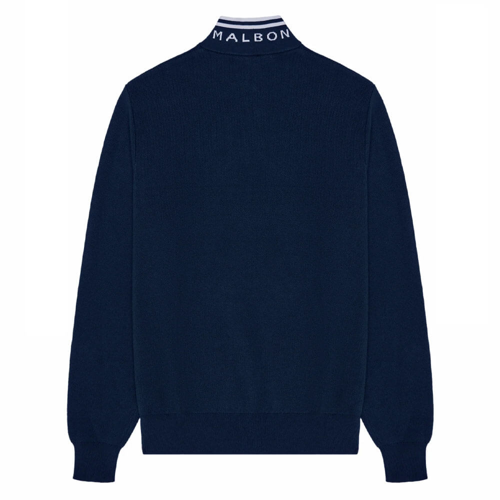 Malbon Sorrel Golf Sweater Navy - 25 Men – Golfio