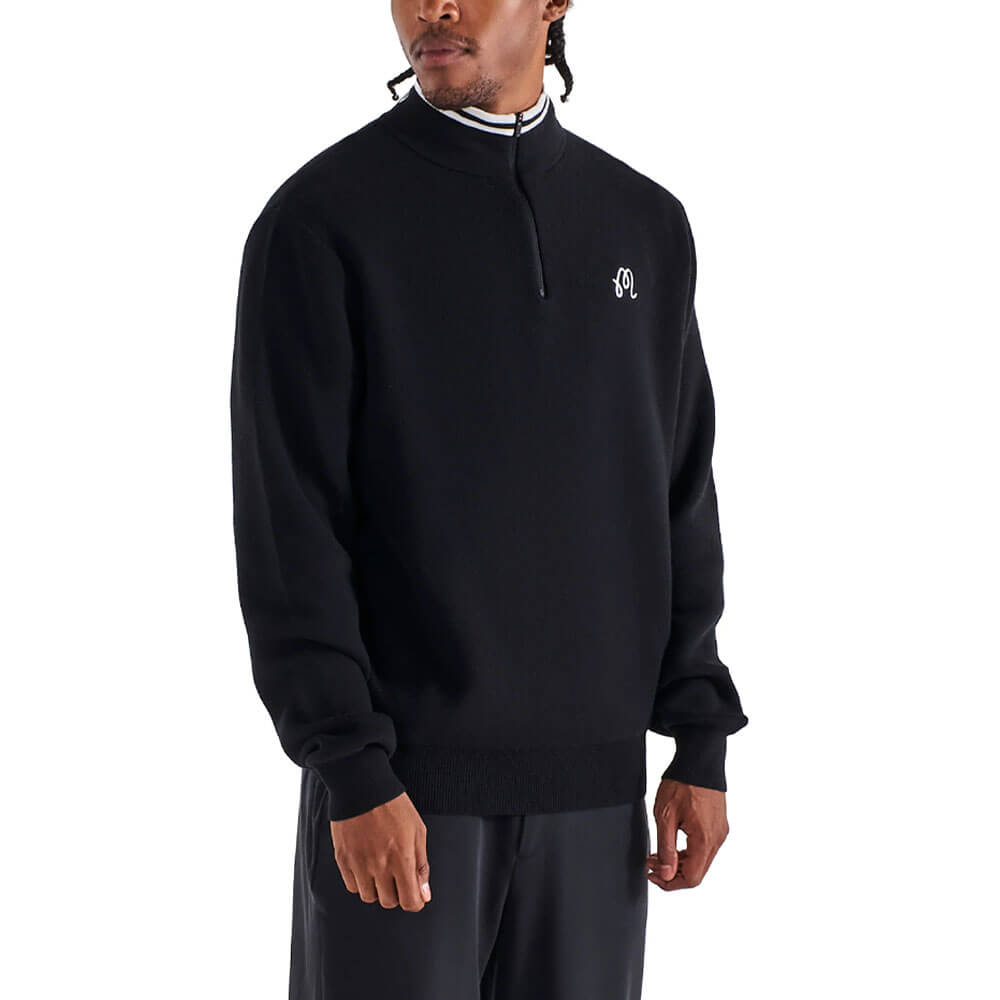 Malbon Sorrel Golf Sweater Black - 25 Men – Golfio