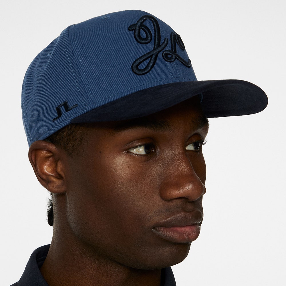 J.Lindeberg Golf Cap - Caddie Two Tone - Vintage Indigo AW25