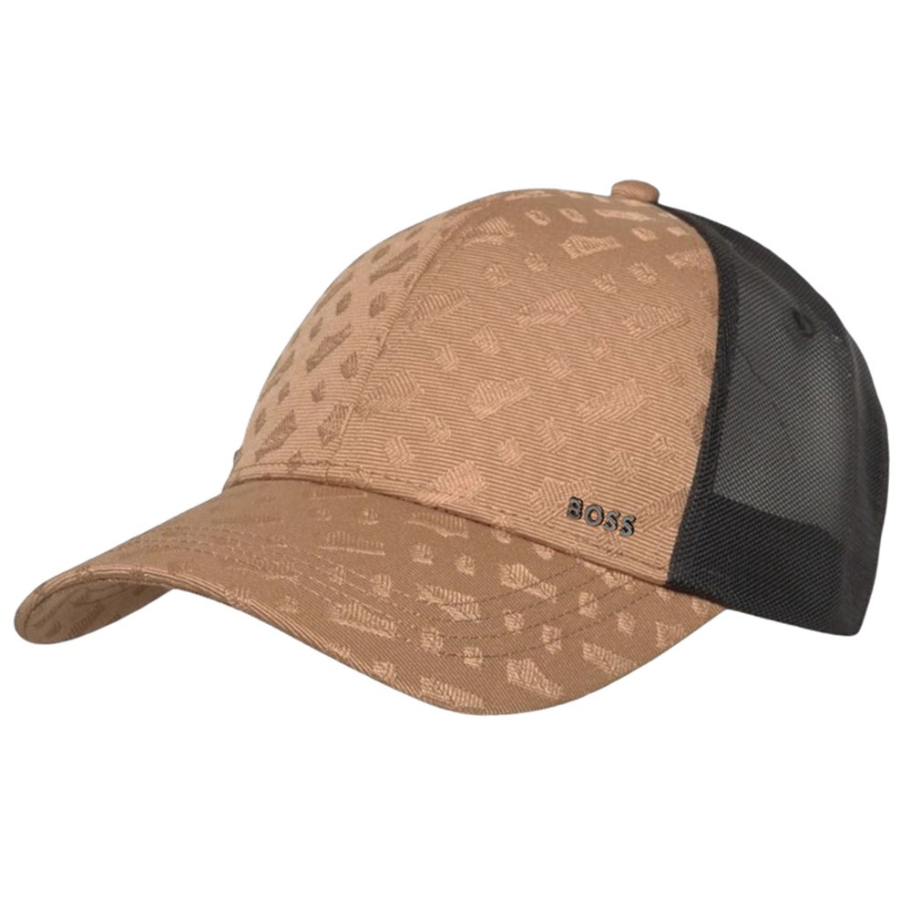 BOSS Golf Cap - Zed Trucker - Iconic Camel FA25