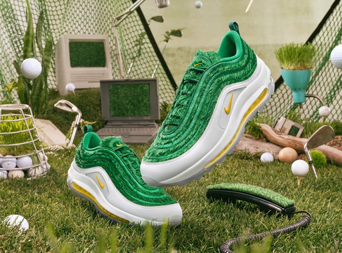 Nike Air Max 97 Golf Shoes | Where to Buy Triple White AM97G