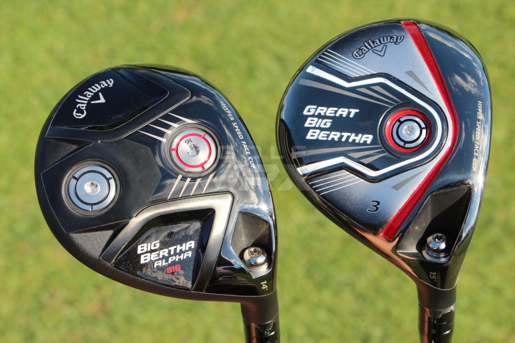 Callaway Great Big Bertha and Big Bertha Alpha 816 Fairway Woods