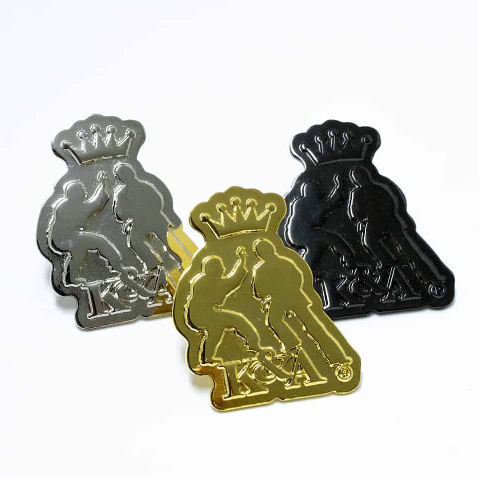 ピンバッジ / 鉄 メッキ | GOODS EXPRESS オリジナルグッズ制作を安心