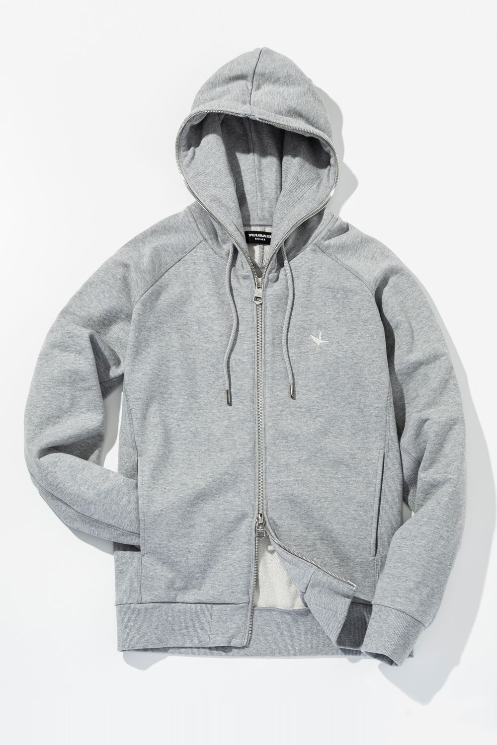 1PIU1UGUALE3 RELAX - 【26SS】 LUXURIOUS ZIP HOODIE / ジップ