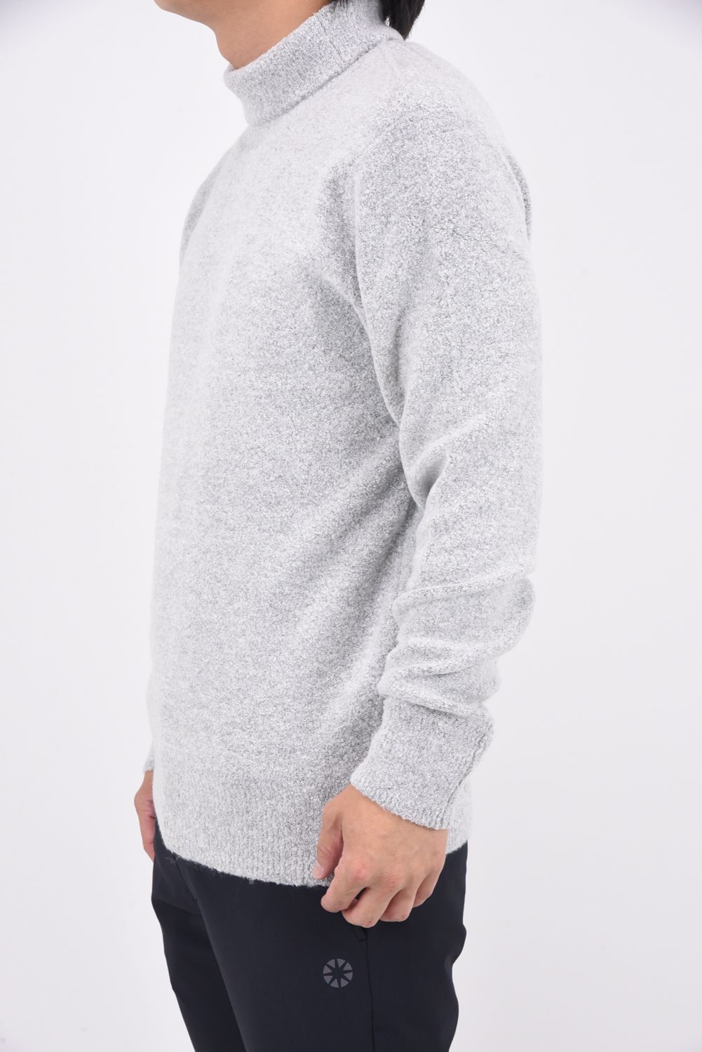 BRIEFING - 【25AW】 BOUCLE YARN TURTLENECK KNIT / ブークレヤーン