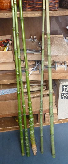 布袋竹 採取 手作り竹釣竿