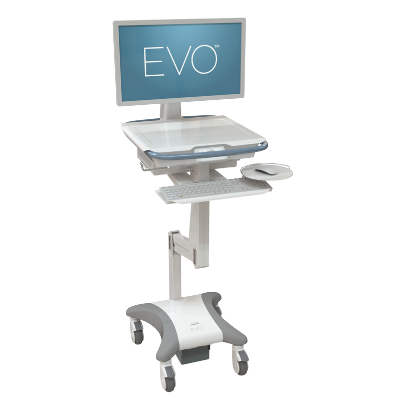 Jaco EVO™ LCD Computer Cart | GCX Medical Mounting Solutions