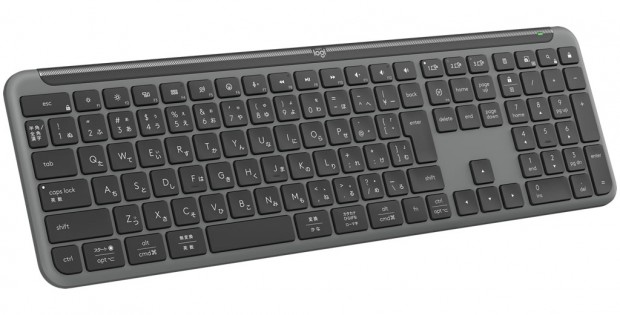 ロジクール、スリムなフルサイズキーボード「K950」4月25日発売
