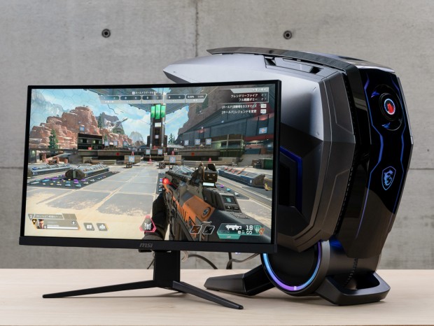 クラス最安水準の高コスパ！180Hz駆動のフルHD湾曲ゲーミング液晶、MSI