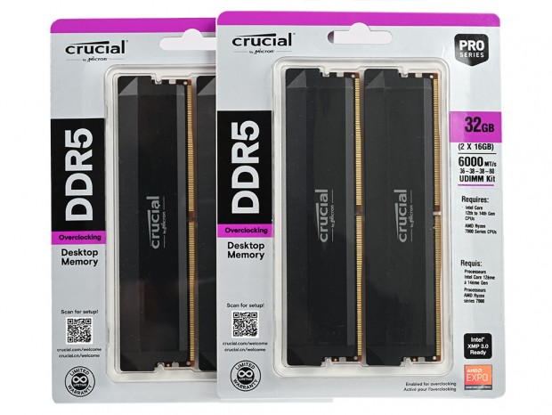 従来から25％低レイテンシなDDR5 OCメモリ、Crucial「Pro Overclocking