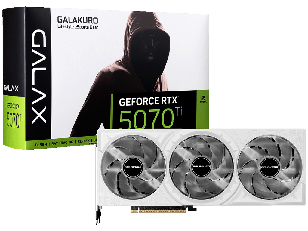 玄人志向、ホワイト色のGeForce RTX 5070 Ti「GK-RTX5070Ti-E16GB