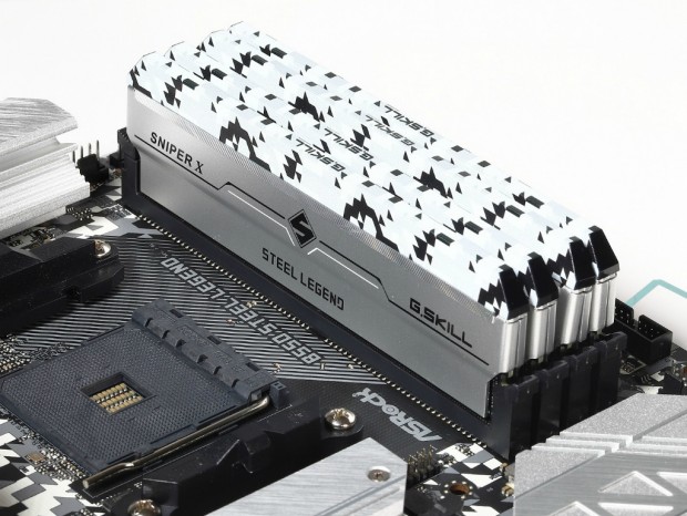 ASRock、G.SKILLコラボのDDR4メモリ「SNIPER X STEEL LEGEND Edition