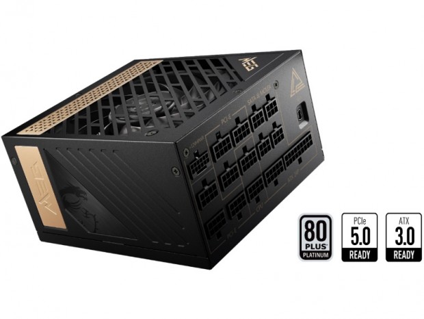 PCIe5.0/ATX3.0対応のハイエンド電源ユニット、MSI「MEG Ai PCIE5.0
