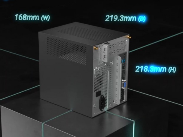 容量8リットルの小型ベアボーンキット、ASRock「DeskMeet」シリーズ