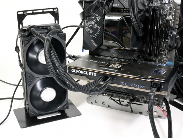 水冷・空冷ハイブリッドのOCモデル、MSI「GeForce RTX 4090 SUPRIM