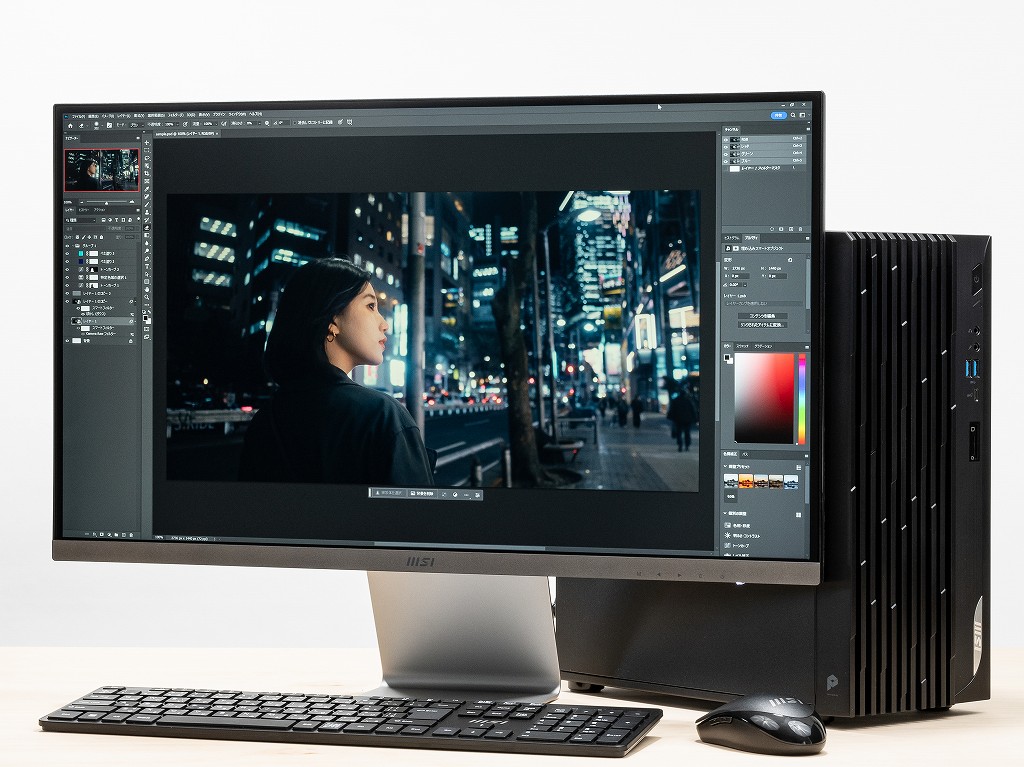 クリエイターも満足する27型4K広色域ディスプレイのお手頃モデル、MSI