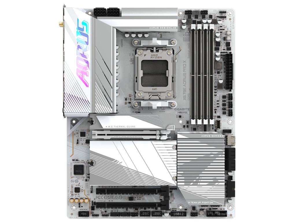 Ryzen 7000シリーズ対応の白いゲーミングマザーボード計3モデルが