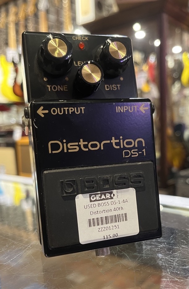 USED BOSS DS-1-4A Distortion 40th Anniversary Edition Black