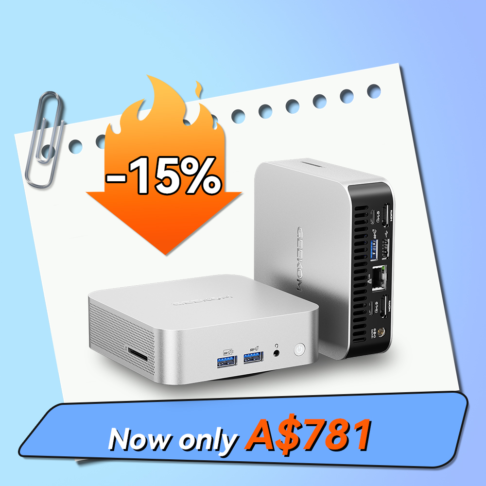 GEEKOM A6 Mini PC AMD Ryzen™ 7 6800H