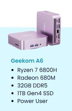 GEEKOM A6 Aurora Edition: The Pink PC That's Redefining Style and