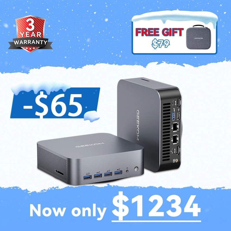 GEEKOM GT15 Max AI Mini PC | Powered by Intel Ultra 9 285H