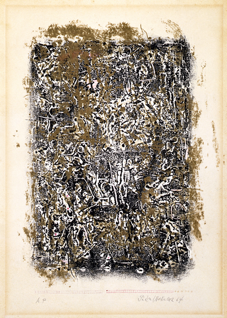 猪熊弦一郎「作品S 都市」 – 石井コレクション