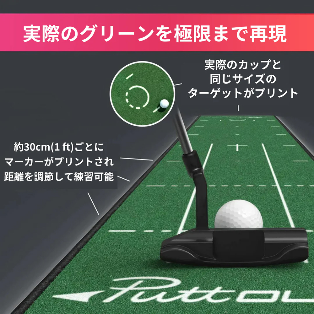 ジオテックゴルフ公式通販サイト / PuttOUT ミディアムパターマット