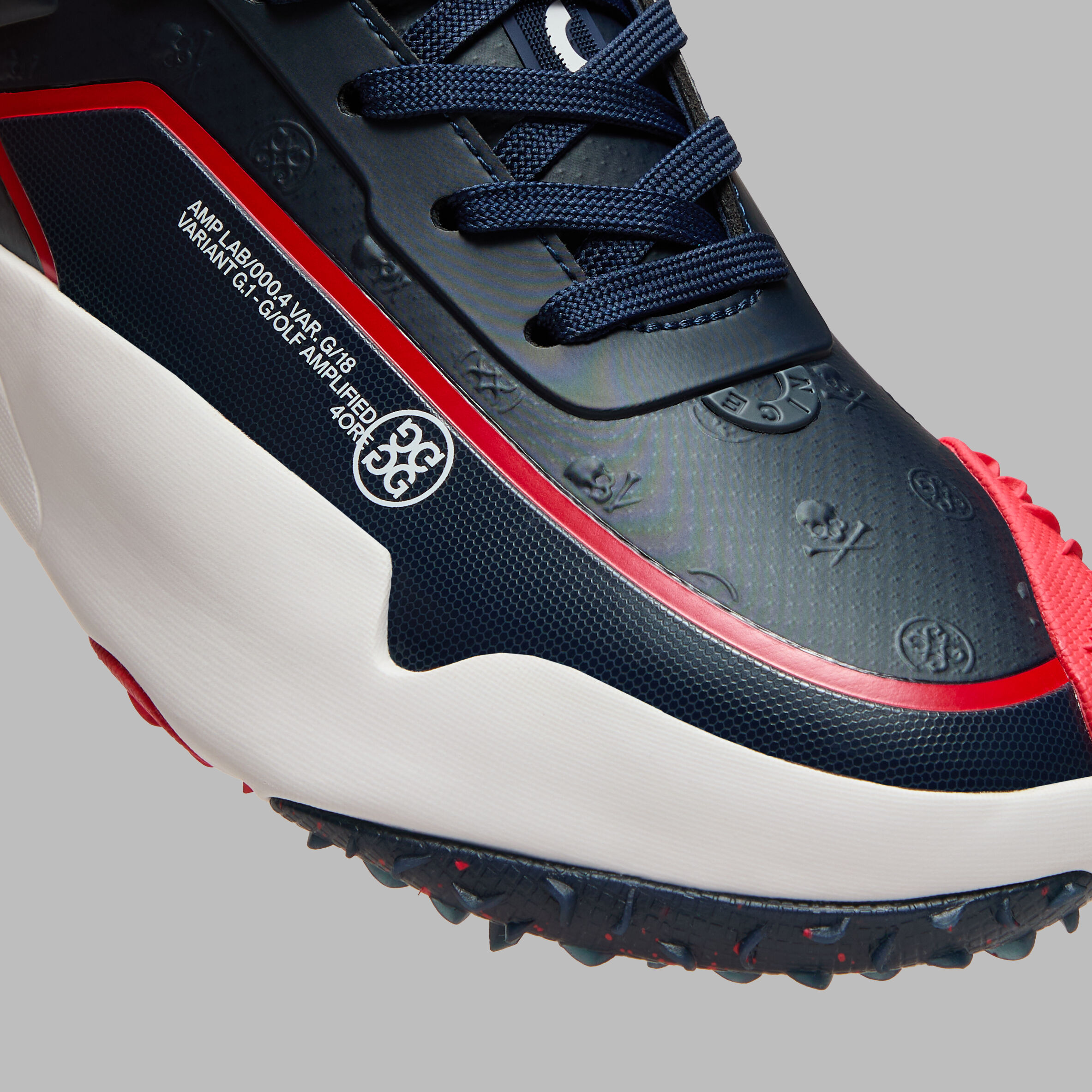 MEN'S G/18 EMBOSSED SKULL & TEES GOLF SHOE | MEN'S GOLF SHOES | G/FORE