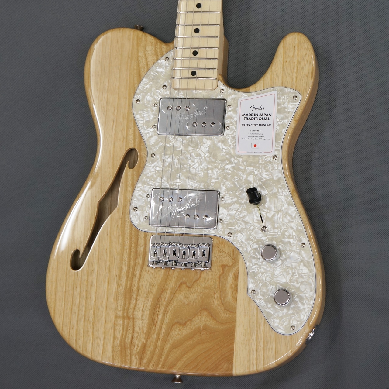 Fender Made in Japan Traditional 70s Telecaster Thinline - Natural