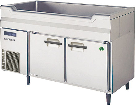 LNC-120RX-SC - 舟形シンク付きコールドテーブル冷蔵庫 - 製品情報