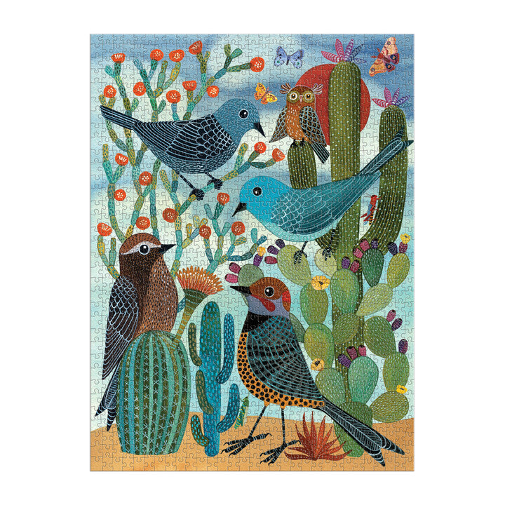 Desert Avian Friends 1000 Piece Puzzle – Galison