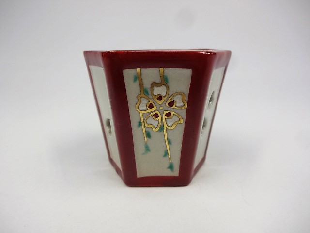 茶道具・古道具・陶磁器・蓋置・雪洞蓋置・加賀瑞山 作 茶道具・古道具