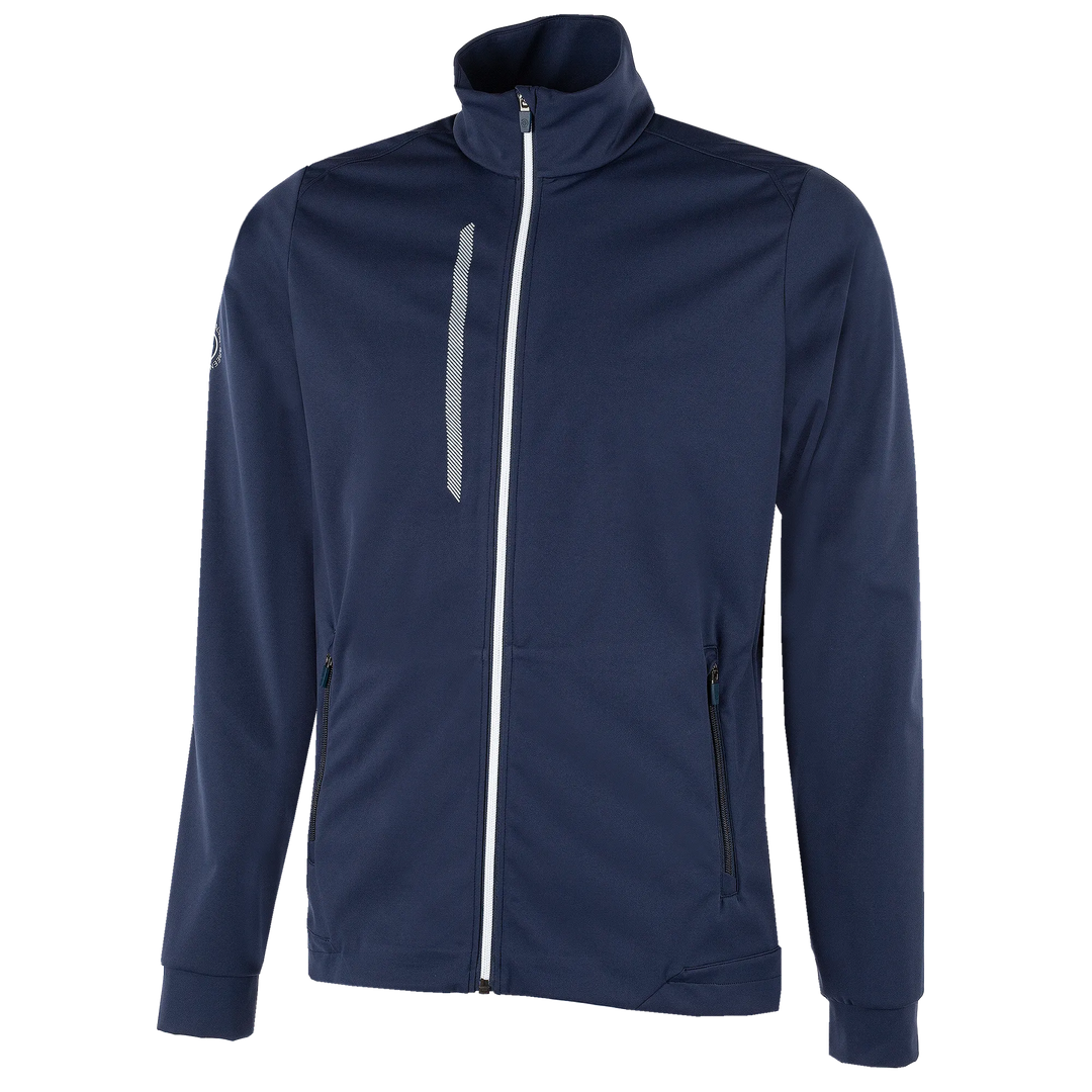 Lyle Windproof and water repellent golf jacket Navy – Galvin Green