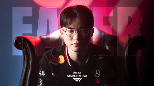 FakerがT1に複数年契約を延長 - League of Legends - Gamereactor