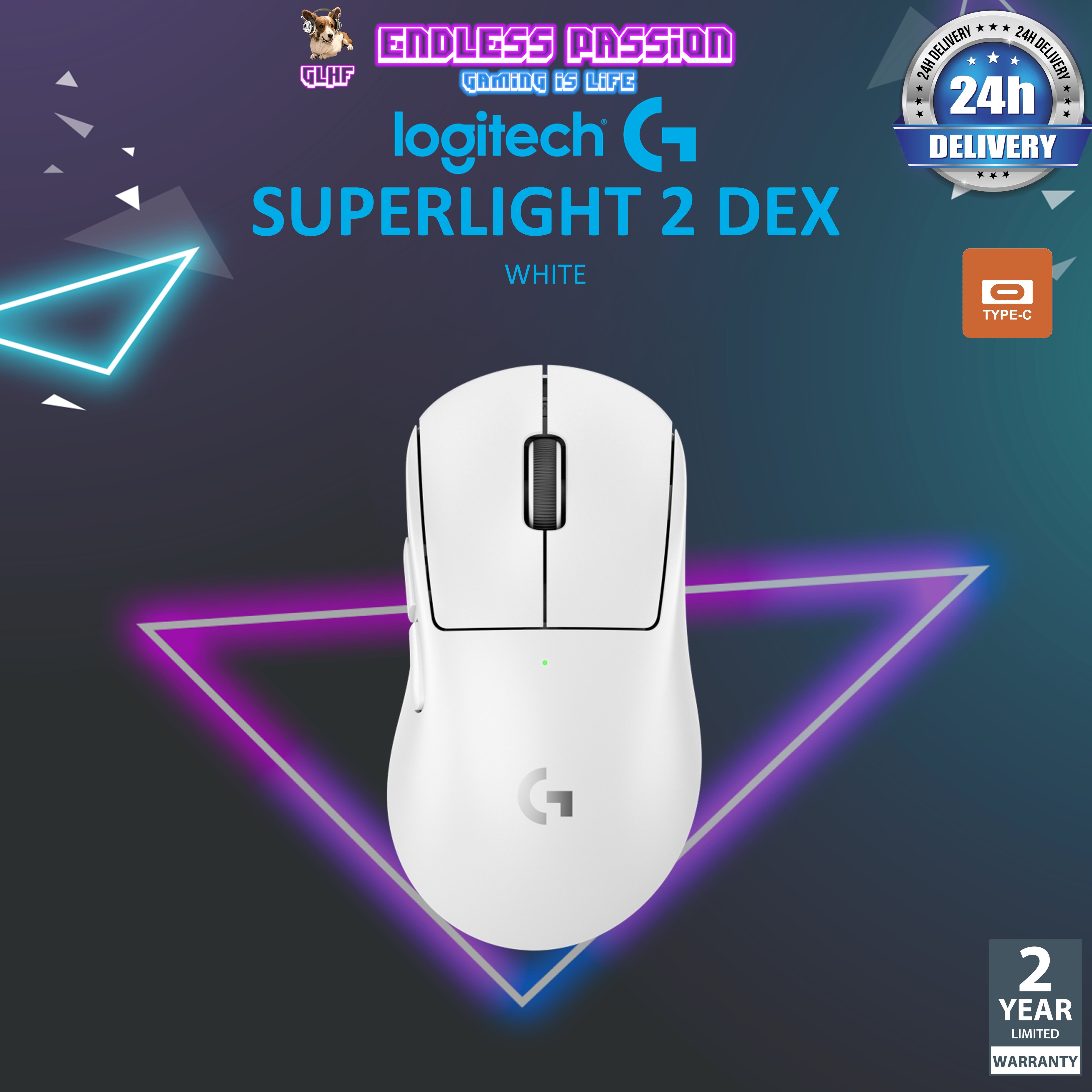Logitech G Pro X Superlight 2 DEX Wireless Gaming Mouse – Endless
