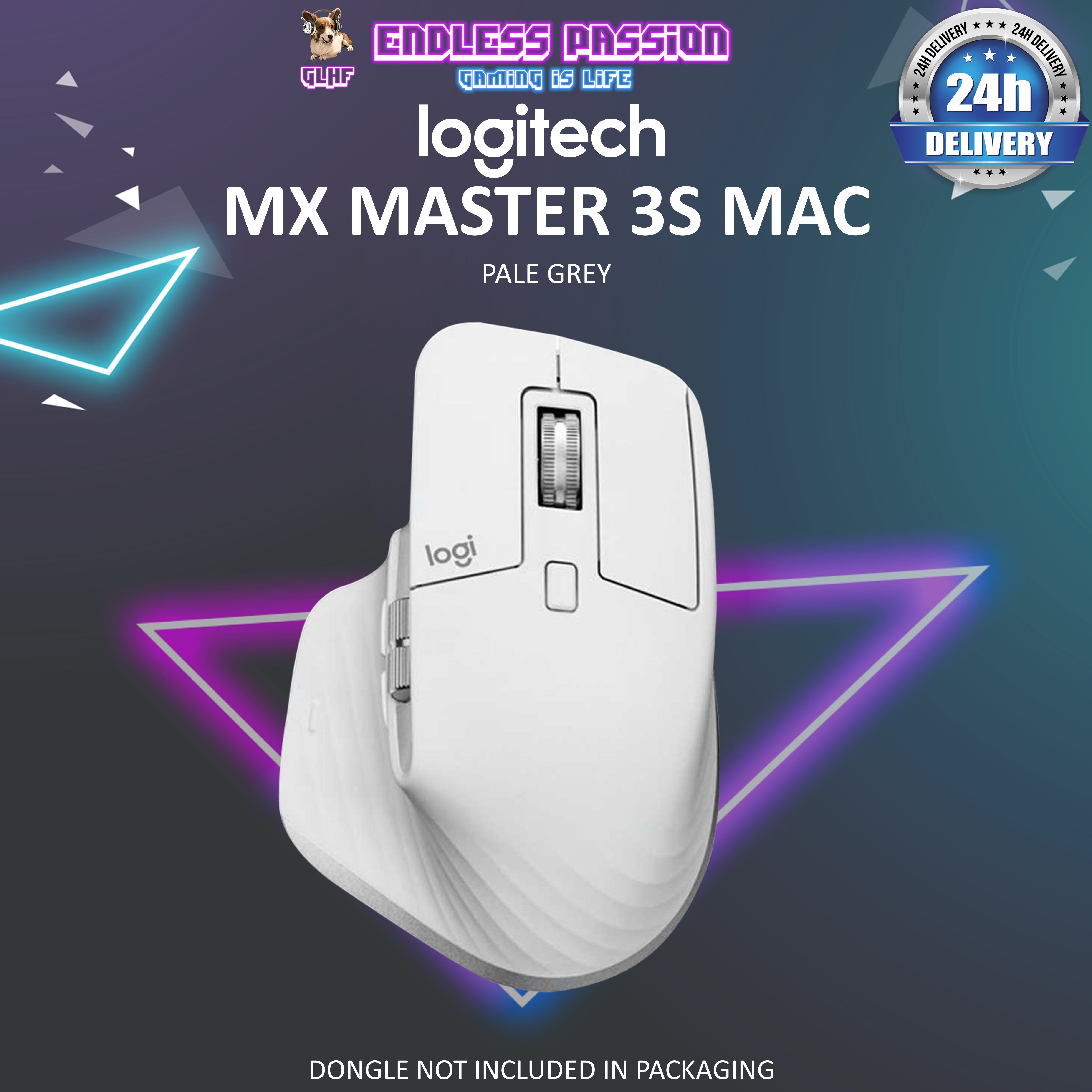 Logitech MX Master 3S for Mac Performance Wireless Mouse – Endless