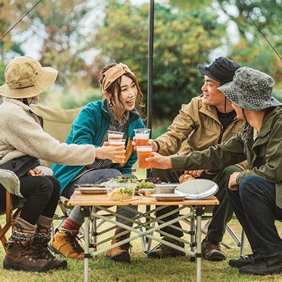 ロゴス(LOGOS)☆LOGOS Life バックホールドチェア （ブラウン）+LOGOS