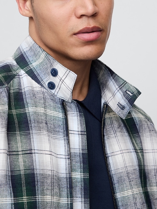 Gap × Malbon Linen-Cotton Bomber Jacket | Gap