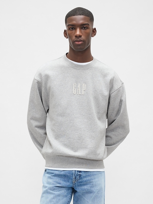 Adult Heavyweight Oversized Logo Sweatshirt | Gap