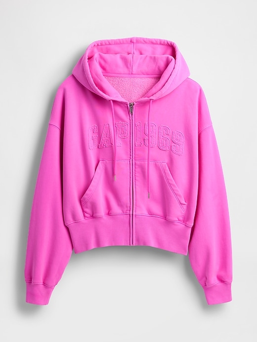 VintageSoft 1969 Logo Zip Hoodie | Gap