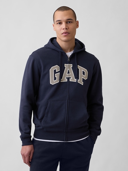 Adult VintageSoft Arch Logo Zip Hoodie | Gap