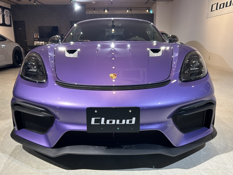 ポルシェ 718スパイダー RS PDK 1オーナー PTSボディカラー