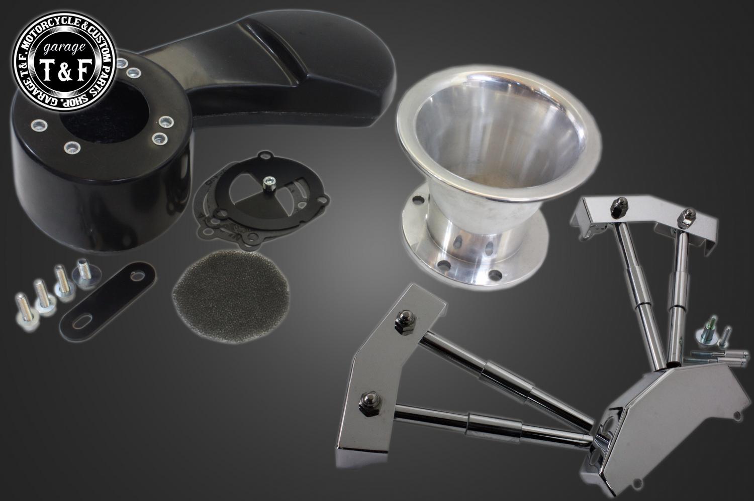 有限会社ガレージT&F / スティード400 ファンネル(ポリッシュ