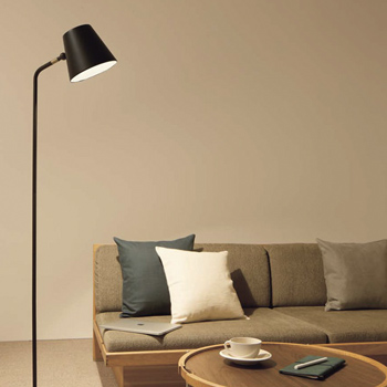 HOME.フロアスタンド・光色切替付き | ブラック｜照明のライティング