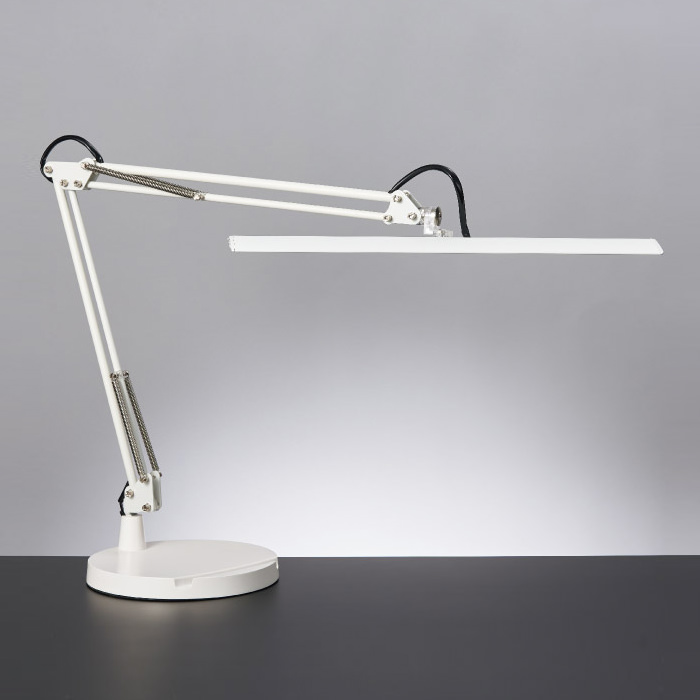 Z-10D ホワイト・スマホベース付き調光デスクスタンド・昼白色｜照明の