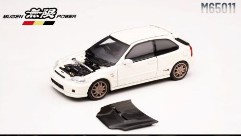 1/64 ホンダ シビック Type R (EK9) 無限 チャンピオンシップホワイト